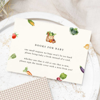 Carte D'accompagnement Farmers Market Livres cultivés localement pour le