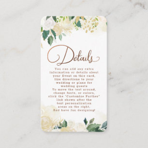 Carte D'accompagnement Farmhouse Frestic Rustic Détails du Mariage campag