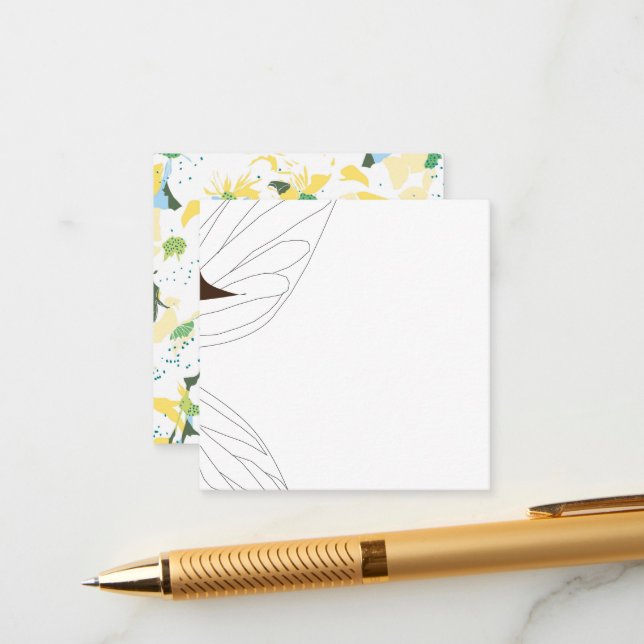 Carte D'accompagnement fée blanche dans un conte de fée, douche de mariée (Devant/Arrière en situation)