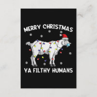 Femme Joyeux Noël Chèvre Visage Masque Chèvre Père