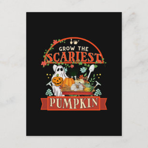 Carte D'accompagnement Ferme de citrouilles Halloween