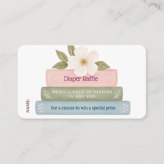 Carte D'accompagnement Fête de Bébé à l'Album de Contes Tirage au Sort de