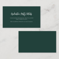 Fête de graduation de script moderne