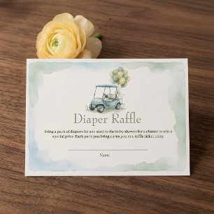 Carte D'accompagnement Fête de naissance Golf Nouveau dans le Club Modern