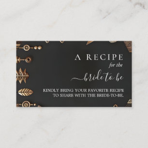 Carte D'accompagnement Fête des mariées Brown africaine