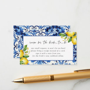 Carte D'accompagnement Fête des mariées de citrons méditerranéen Demande