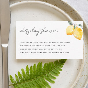 Carte D'accompagnement Fête des mariées de demande de douche à ciel ouver