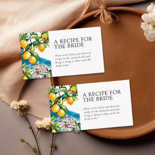 Carte D'accompagnement Fête des mariées de demande de recette de citron A