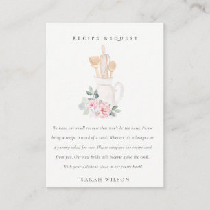 Carte D'accompagnement Fête des mariées de demande de recette florale pou
