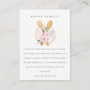 Carte D'accompagnement Fête des mariées de la demande de recette florale 