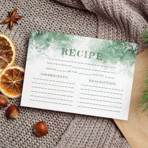 Carte D'accompagnement Fête des mariées de la recette Neige en amour