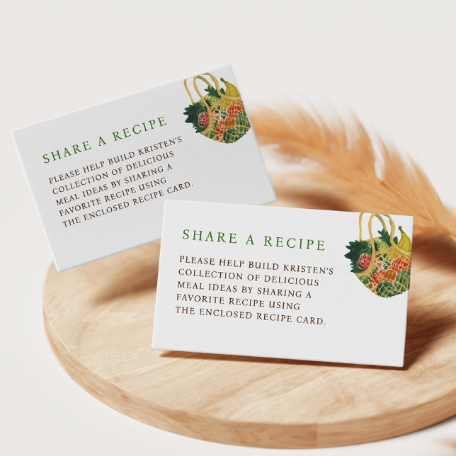 Carte D'accompagnement Fête des mariées du marché des légumes et des légu (Créateur téléchargé)