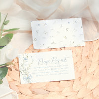 Fête des mariées Fleur sauvage bleu