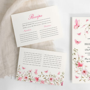 Carte D'accompagnement Fête des mariées Flora de la recette de la vie des