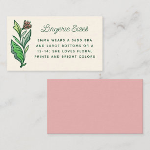 Carte D'accompagnement Fête des mariées Scandinave artistique Taille de l