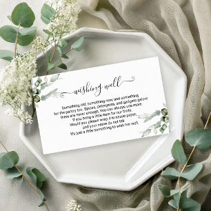 Carte D'accompagnement Fête des mariées verdoyante Envie de bien insérer