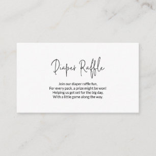 Carte D'accompagnement Feuillage simple de Baby shower