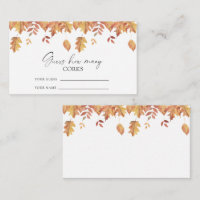 Feuilles automnales - devinez combien de lièges je