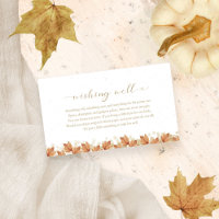 Feuilles d'automne tombent Souhaiter un Mariage Ca