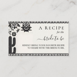 Carte D'accompagnement Fiesta Cactus Love In Bloom Fête des mariées Enclo