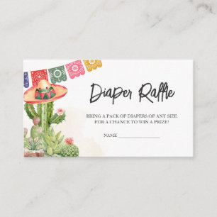 Carte D'accompagnement Fiesta Taco 'Bout Baby shower Déchets Raffle