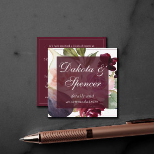 Carte D'accompagnement Figues florissantes   Moody Rustic Fruit Blossom D