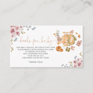Carte D'accompagnement Fille Vêtements Baby shower Livres pour bébé