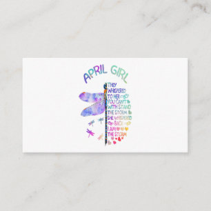 Carte D'accompagnement Filles Dragonfly April Girl Whischoi à elle