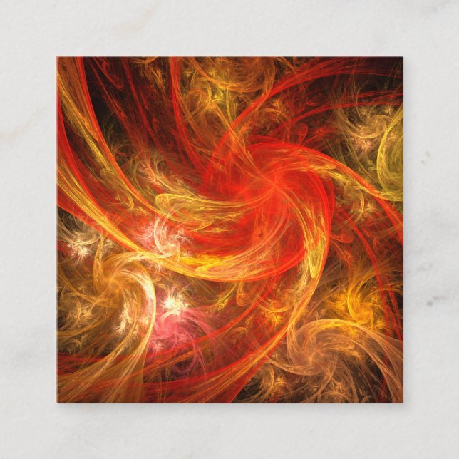 Carte D'accompagnement Firestorm Nova Art Abstrait (Devant)
