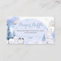 Flammes de neige Baby shower Déchets ARCTIQUE ANIM