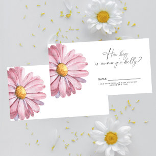 Carte D'accompagnement Fleur sauvage rose Quelle taille est le jeu du ven