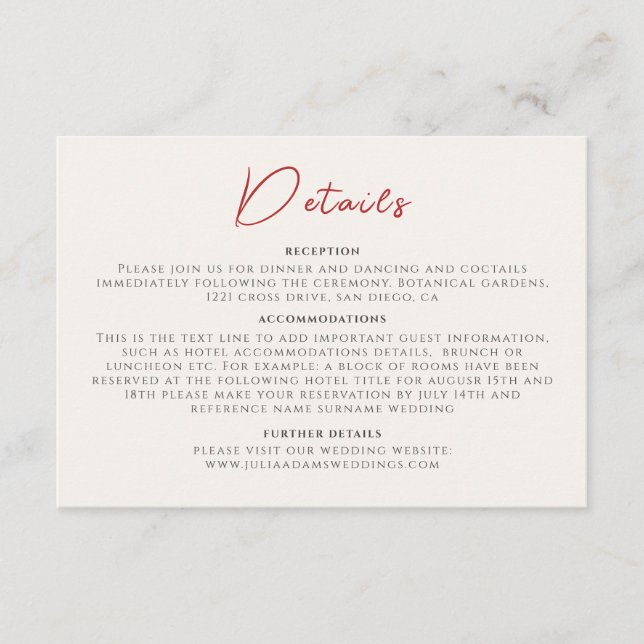 Carte D'accompagnement Fleur sauvage rose Rose Spring Garland Mariage (Devant)