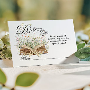 Carte D'accompagnement Fleur sauvage Un Nouveau Chapitre Commence Le Baby