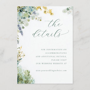 Carte D'accompagnement Fleurs aquarelles pastel romantiques