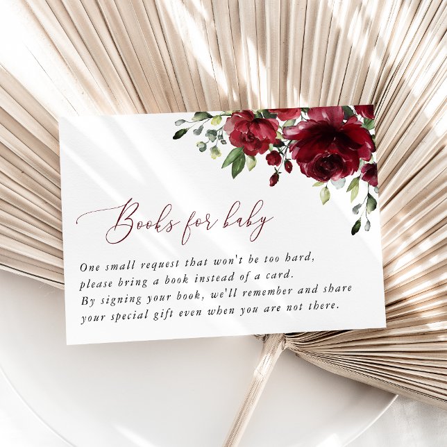 Carte D'accompagnement Fleurs Bourguignonnes, Fleurs Rouges, Livres Pour  (Créateur téléchargé)