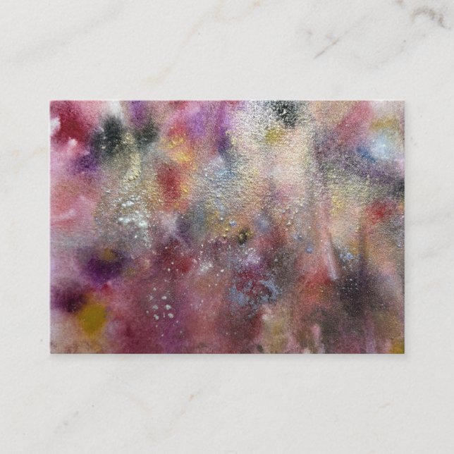 Carte D'accompagnement Fleurs sauvages abstraites (Devant)