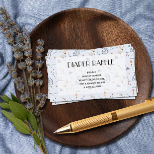 Carte D'accompagnement Fleurs sauvages sur Blue Boy Baby shower Déchets R