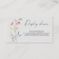 Floral Boho Display douche