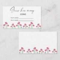 Floral devinez combien de lièges jeu nuptiale