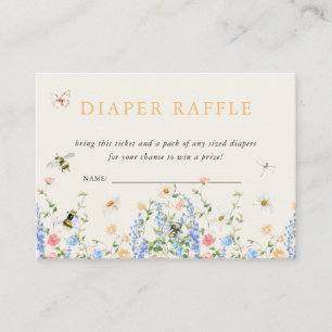 Carte D'accompagnement Floral Fleur sauvage Bumble Bee   Fromage de couch