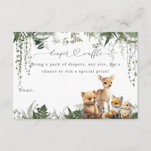 Carte D'accompagnement Foie de Baby shower neutre pour les animaux des bo