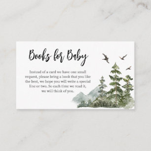 Carte D'accompagnement Forest Adventure Baby showers Livres pour bébé