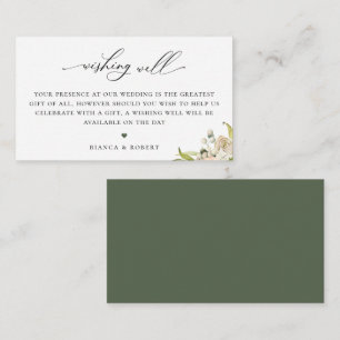 Carte D'accompagnement Forêt Botanique Mariage Floral