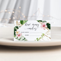 Forêt tropicale combien de bonbons dans le bocal