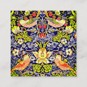 Carte D'accompagnement Fraise Thief Oiseaux William Morris