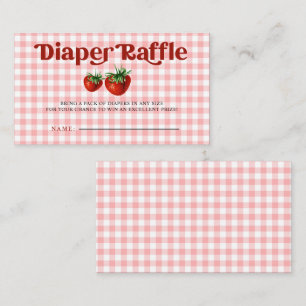 Carte D'accompagnement Framboise Baby shower sucré Brochure