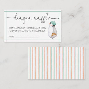 Carte D'accompagnement Français Bonjour Bebe Genre Neutre Déchets Raffle