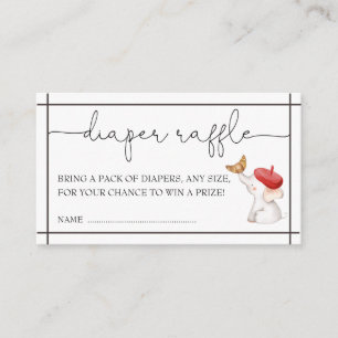 Carte D'accompagnement Français Bonjour Bebe Genre Neutre Déchets Raffle