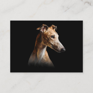 Carte D'accompagnement Funny Greyhound Face Greyhound Smile greyhound