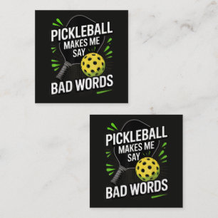 Carte D'accompagnement Funny Pickleball me fait dire des gros mots